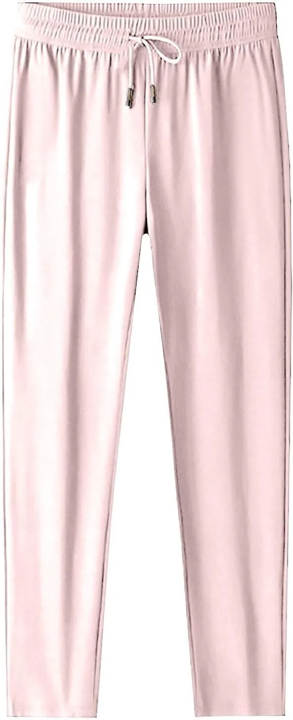 Beeswan Pants for Women Over 50 Ultra Stretch Breathable Casual Pant Quick Dry Elastic Waist Trousers with Pockets