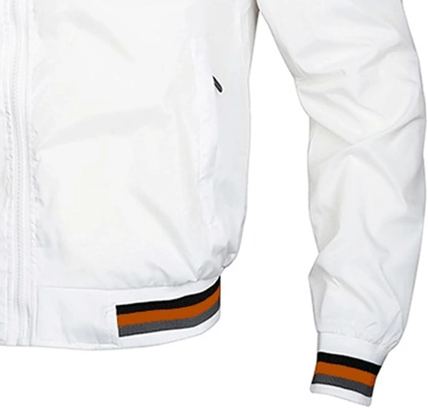 JEKE-DG Men's Relaxed Fit Lightweight Workout Jacket Casual Full Zip Outdoor Jackets Fashion Long Sleeve Solid Jacket Coat