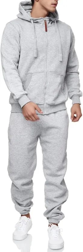 Sweatsuits for Men 2 Piece Men's Jogging Tracksuit Set Hoodie Casual Athletic Long Sleeve Zipper Suit Set