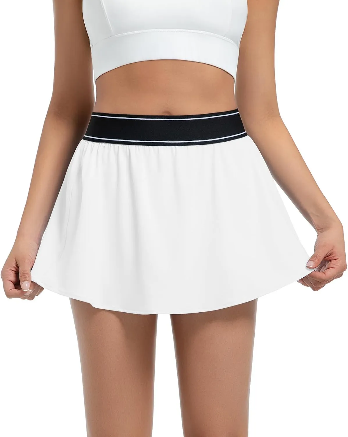 Tennis Skirts for Women with Shorts and Pocket Golf Mini Skirts Athletic Skorts for Sports Running Pickleball Skater