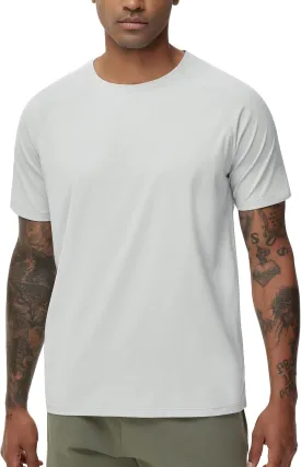 THE GYM PEOPLE Men's Workout T-Shirts Short Sleeve Breathable UPF 50  Outdoor Athletic Running Tee Tops