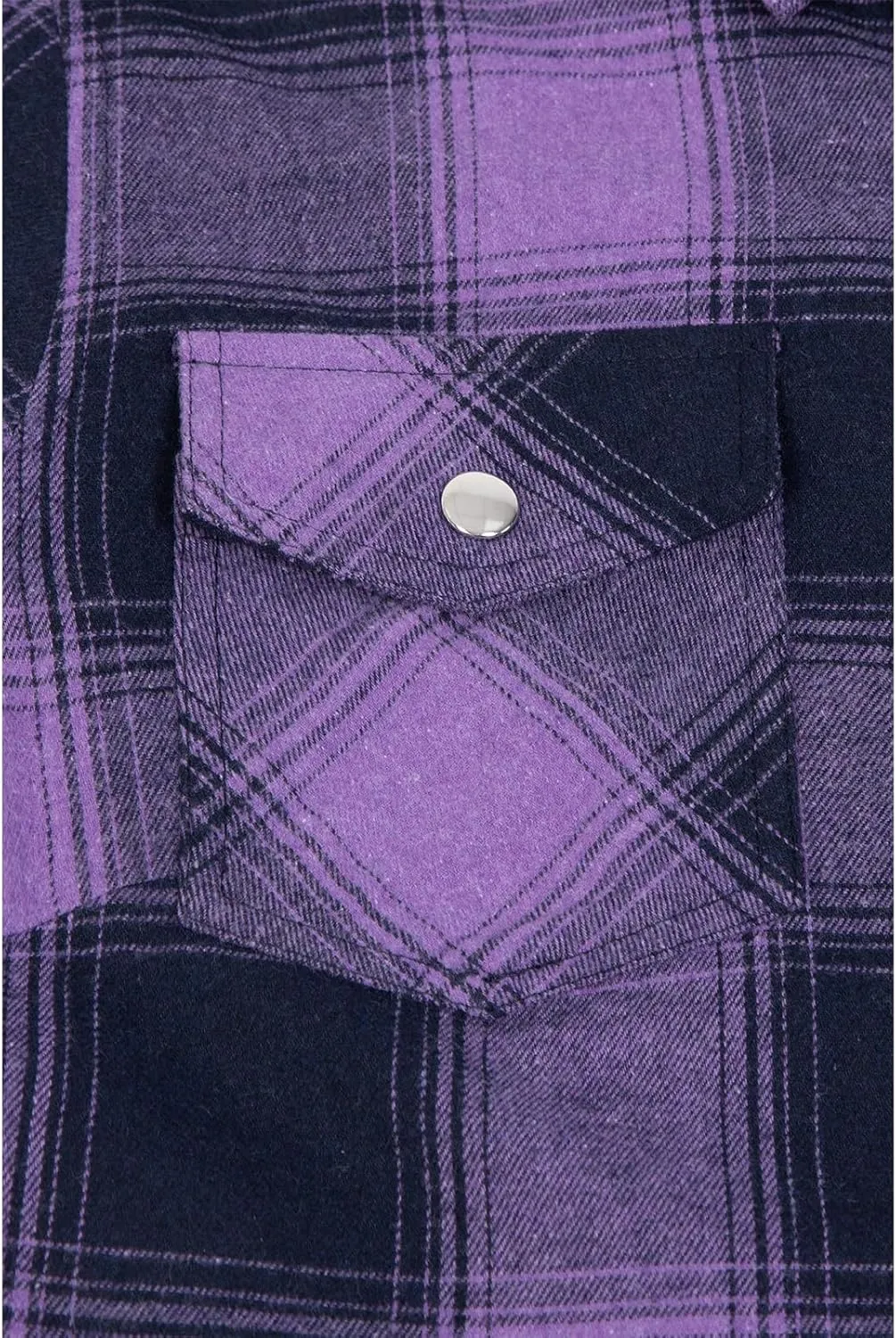 ZENTHACE Women's Flannel Shirt Jacket, Sherpa-Lined Plaid Shacket Jackets, Snap Button Down Outdoor Shirt